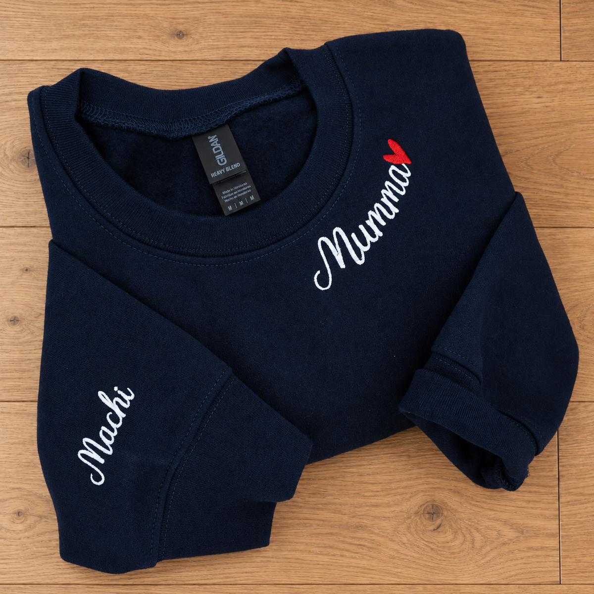 My Favorite Person – Custom Family Title & Sleeve Name Embroidered Sweatshirt