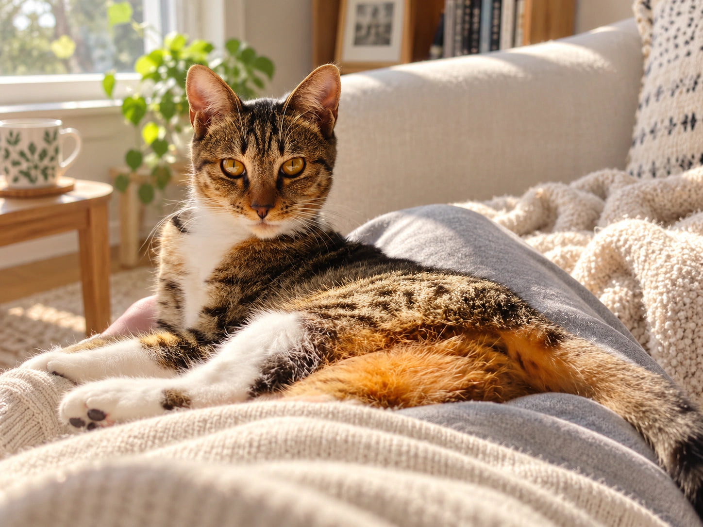 Original photograph: Tabby cat