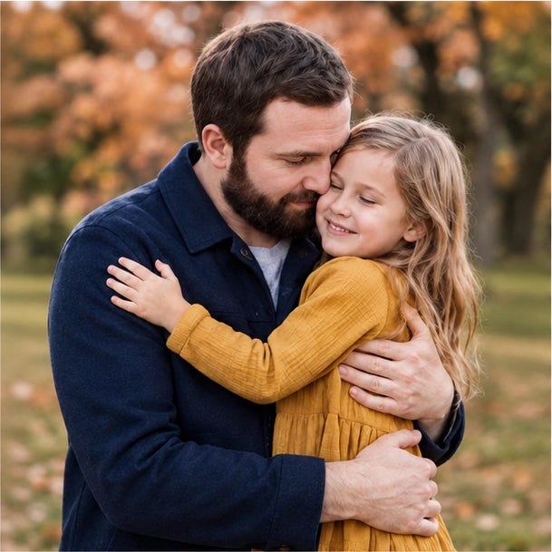 Original photograph: Father and daughter