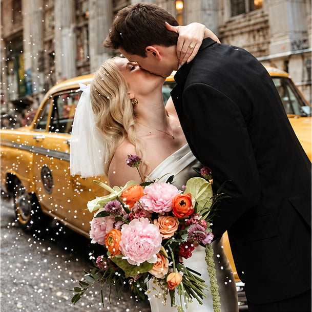 Original photograph: Wedding couple